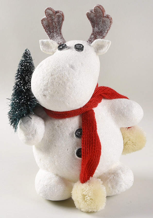 Billy Buttons Figurines Moose With Tree - Boxed by Department 56-1