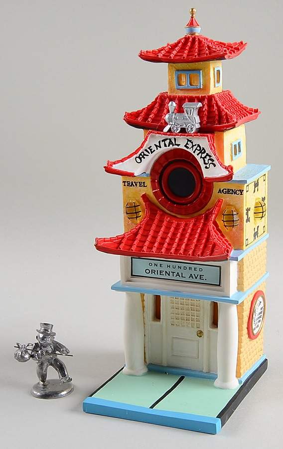 Monopoly Collection Oriental Express-Set Of 2 - No Box by Department 56-1