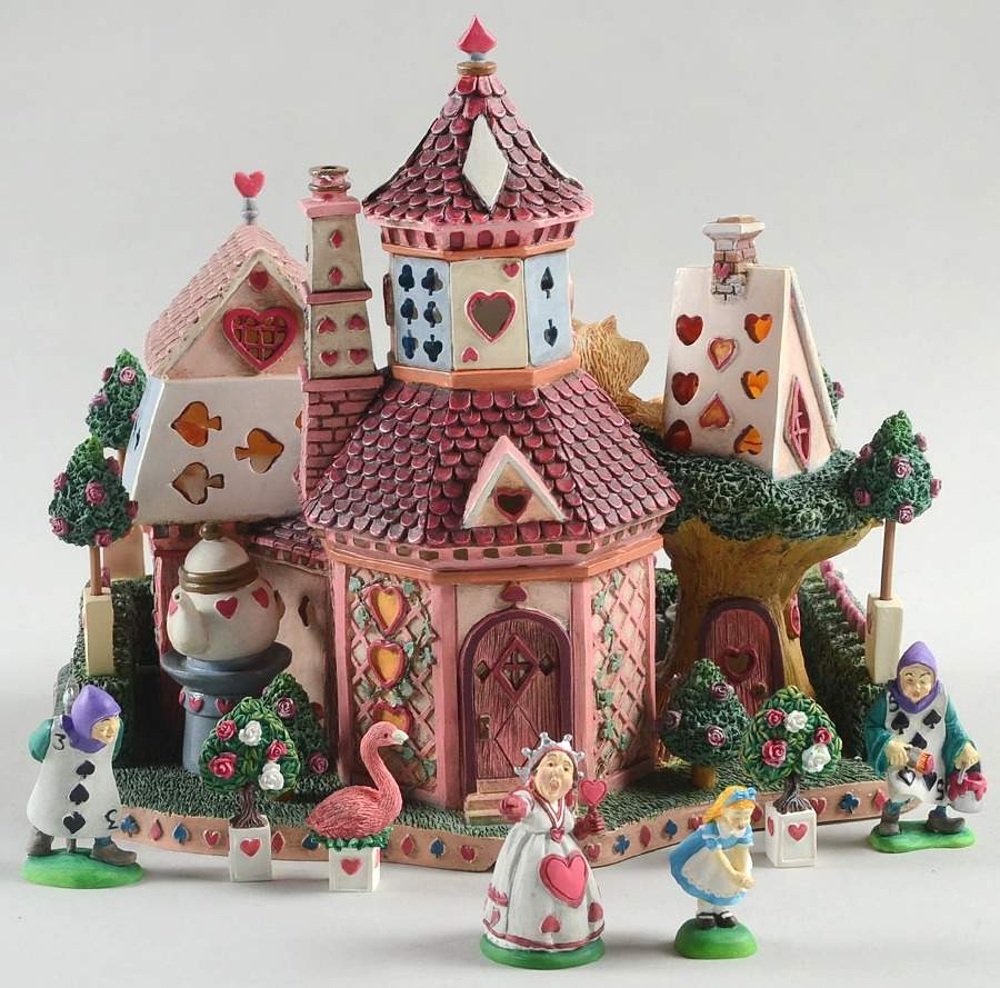 Storybook Village Queen's House Of Cards-Set Of 8 - No Box by Department 56-1