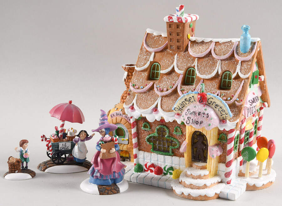 Storybook Village Hansel & Gretel's Sweets Shop S/4 - No Box by Department 56-1