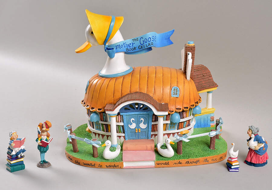Storybook Village Mother Goose Book Cellar-Set Of 5 - Boxed by Department 56-1