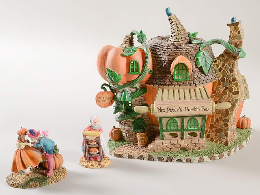 Storybook Village P. Peter's Pumpkin Pies-Set Of 3 - Boxed by Department 56-1
