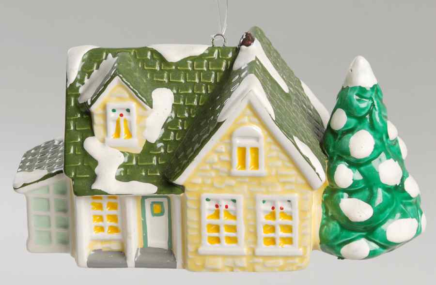 Snow Village Ornament Replica Of The Nantucket - Boxed by Department 56-1
