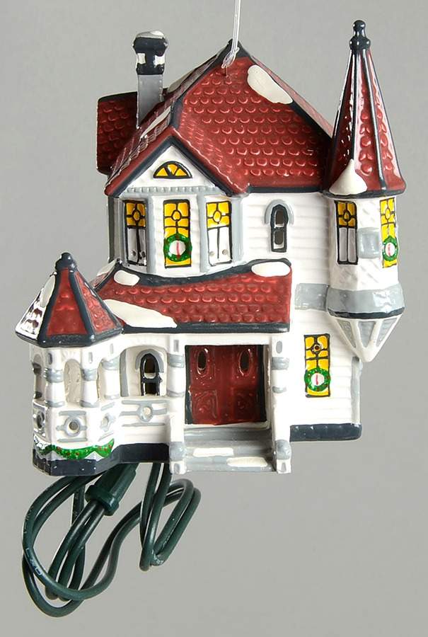 Snow Village Ornament Queen Anne Victorian - Boxed by Department 56-1