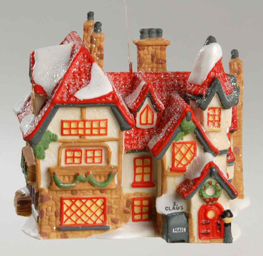 North Pole Ornament Replica Of Santa 's Workshop - No Box by Department 56-1