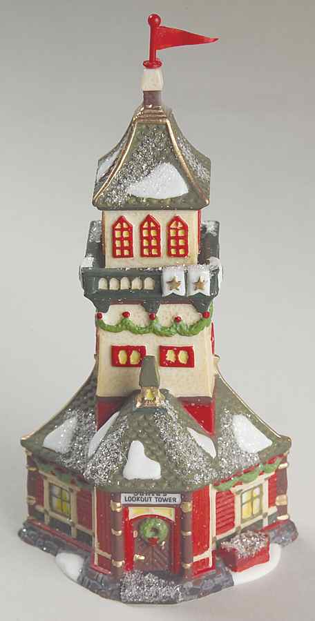 North Pole Ornament Replica Santa 's Tower - Boxed by Department 56-1