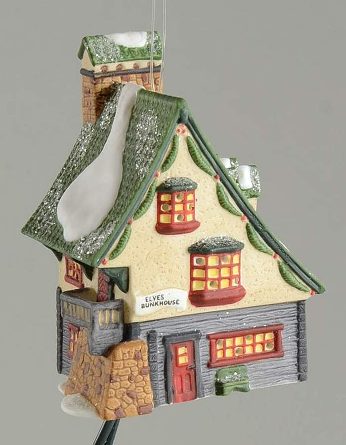 North Pole Ornament Elf Bunkhouse-Lighted - No Box by Department 56-1