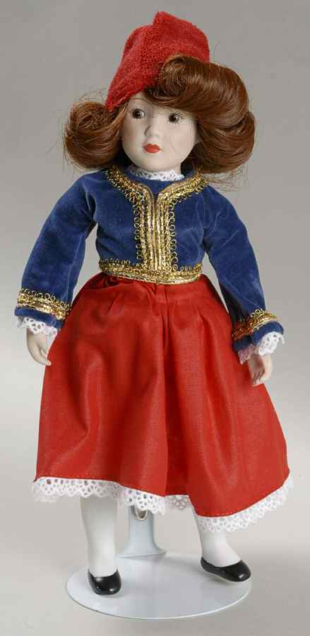 Dolls of The World Greece - Boxed by Danbury Mint-1