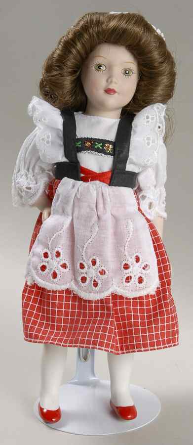 Dolls of The World Switzerland - Boxed by Danbury Mint-1