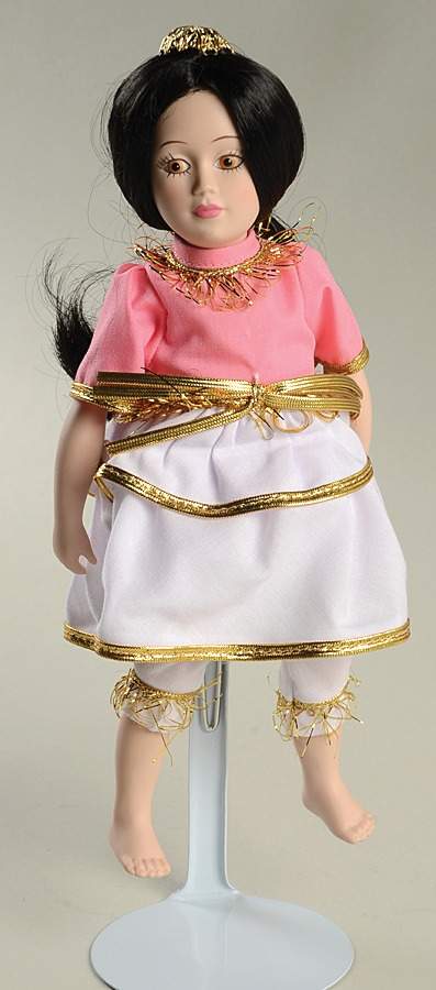 Dolls of The World Srihanka - Boxed by Danbury Mint-1