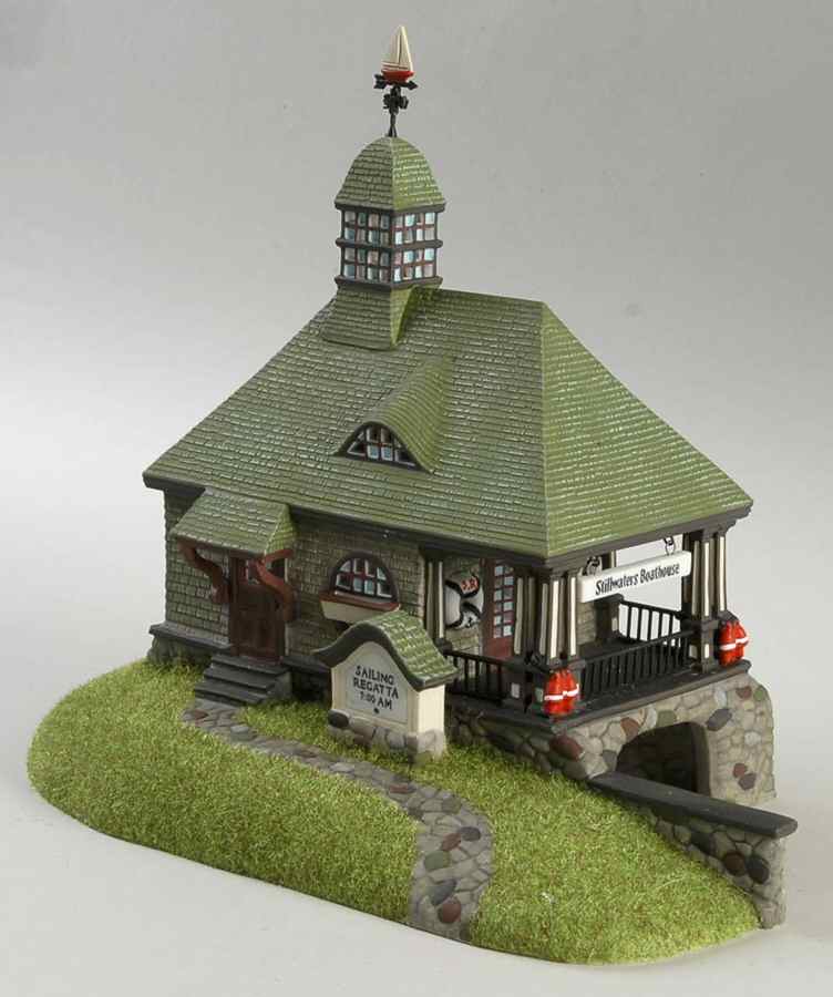 Seasons Bay Stillwaters Boathouse - No Box by Department 56-1