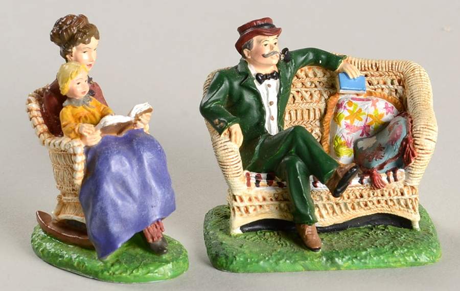 Seasons Bay Rocking Chair Readers-Set/2 - Boxed by Department 56-1