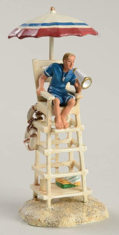 Seasons Bay Lifeguard On Duty-Pewter - With Box by Department 56-1