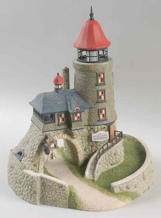 Seasons Bay Mystic Ledge Lighthouse - Boxed by Department 56-1