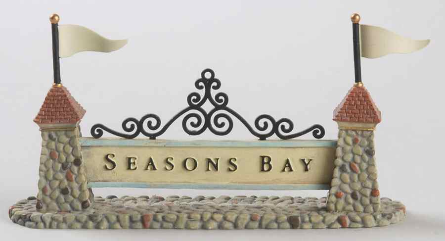 Seasons Bay Seasons Bay Sign - Boxed by Department 56-1