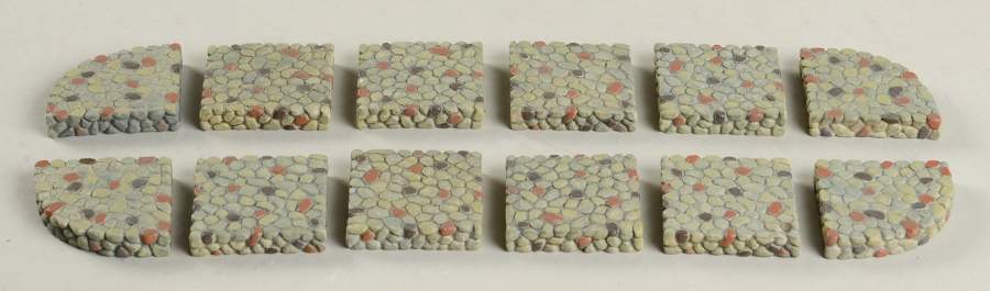 Seasons Bay Stone Footpath-Set Of 12 - Boxed by Department 56-1