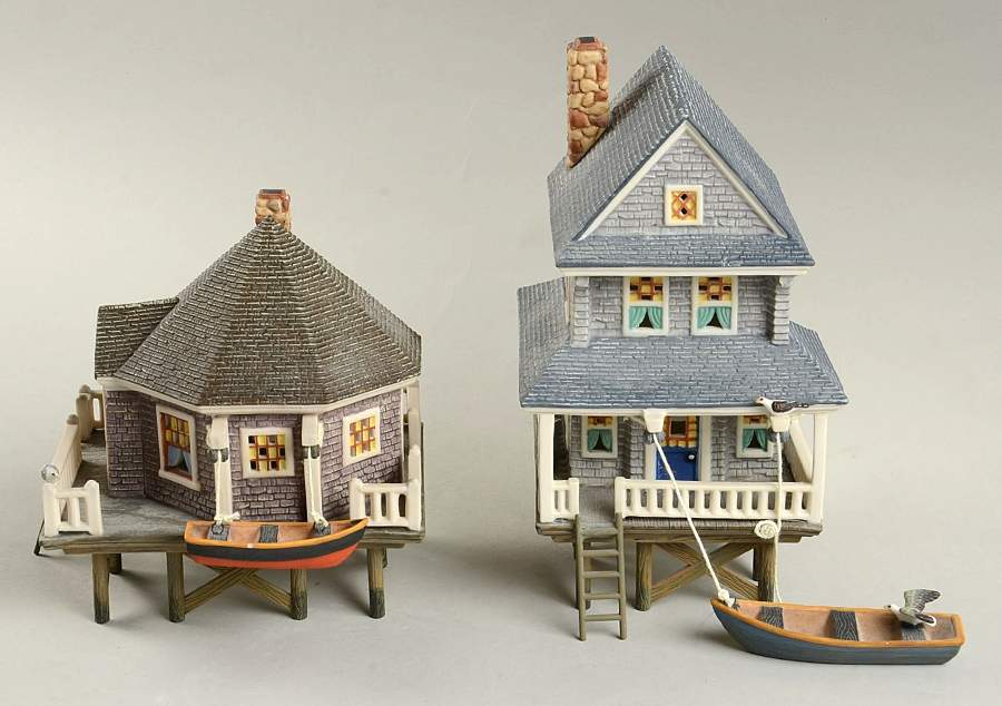 Seasons Bay East Cape Cottages-Se Of 2 - Boxed by Department 56-1