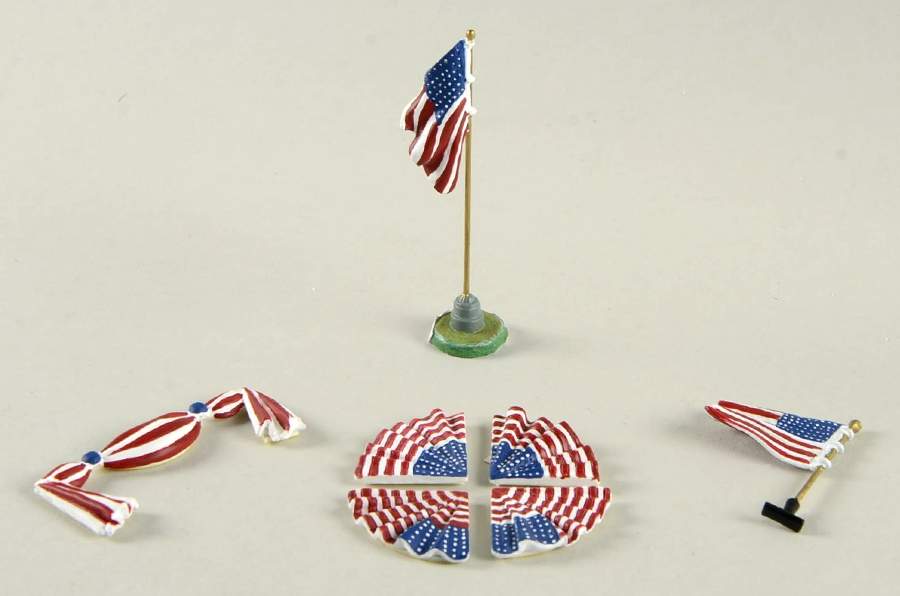 Seasons Bay Patriotic Decorations-Set Of 7 - Boxed by Department 56-1