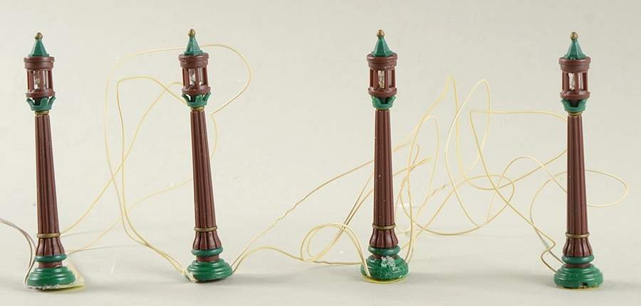Seasons Bay Park Street Lights-Set Of 4 - Boxed by Department 56-1