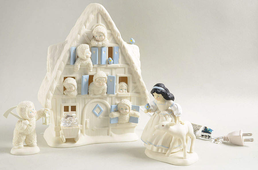 Snow White - Guest Collection Snow White & The Seven-Set Of 3 - No Box by Department 56-1