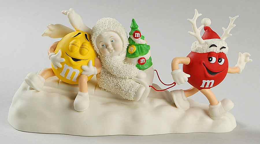 M & M's - Guest Collection A Candy-Coated Christmas-M&Ms - No Box by Department 56-1