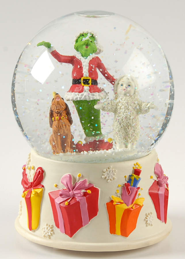 Snowbabies Guest Collection Snowglobes Welcome Christmas-We Wish You A Merry Ch - Boxed by Department 56-1