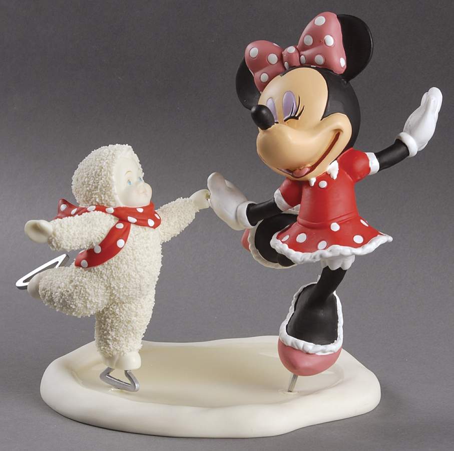 Mickey & Company - Guest Collection Minnie And Me Skating - Boxed by Department 56-1