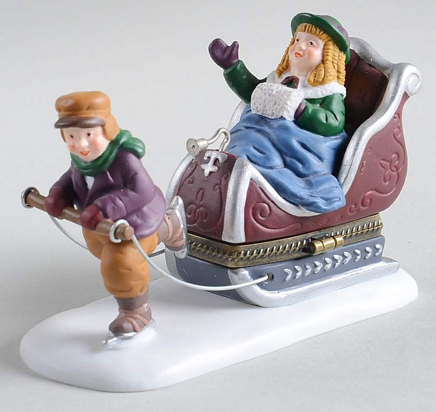 Dickens Hinged Boxes Sleighride - Boxed by Department 56-1