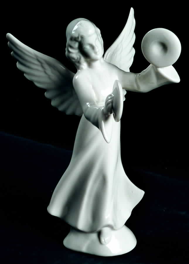 Angel Musicians Angel With Cymbals - No Box by Dresden (German)-1