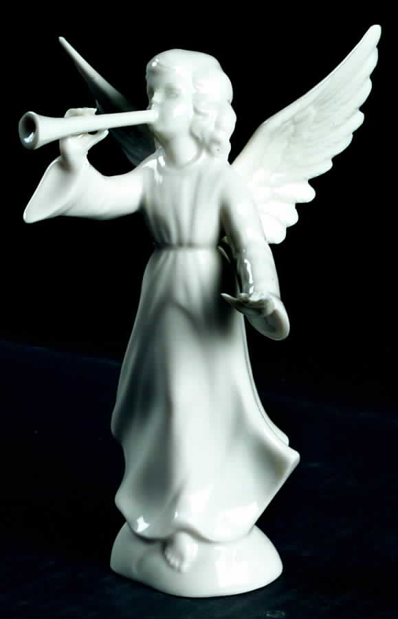 Angel Musicians Angel With Trumpet - No Box by Dresden (German)-1