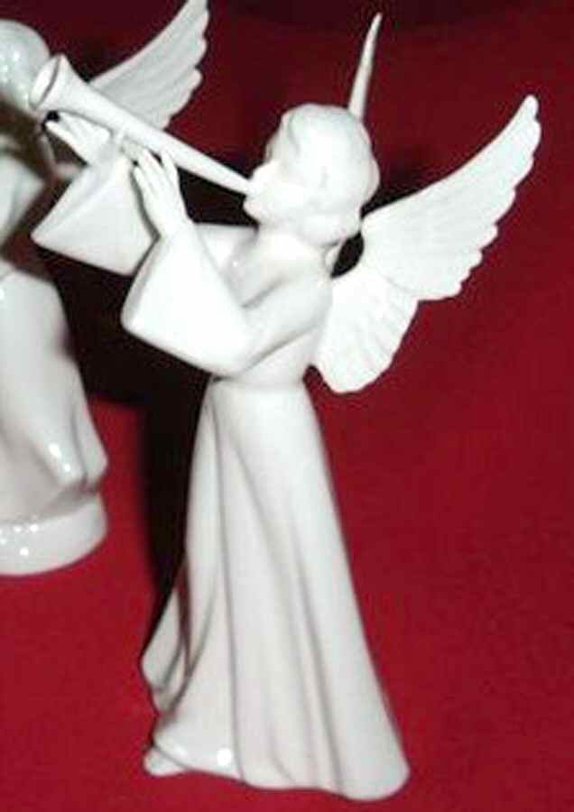 Angel Musicians Angel With Trumpet - Var 2 - No Box by Dresden (German)-1