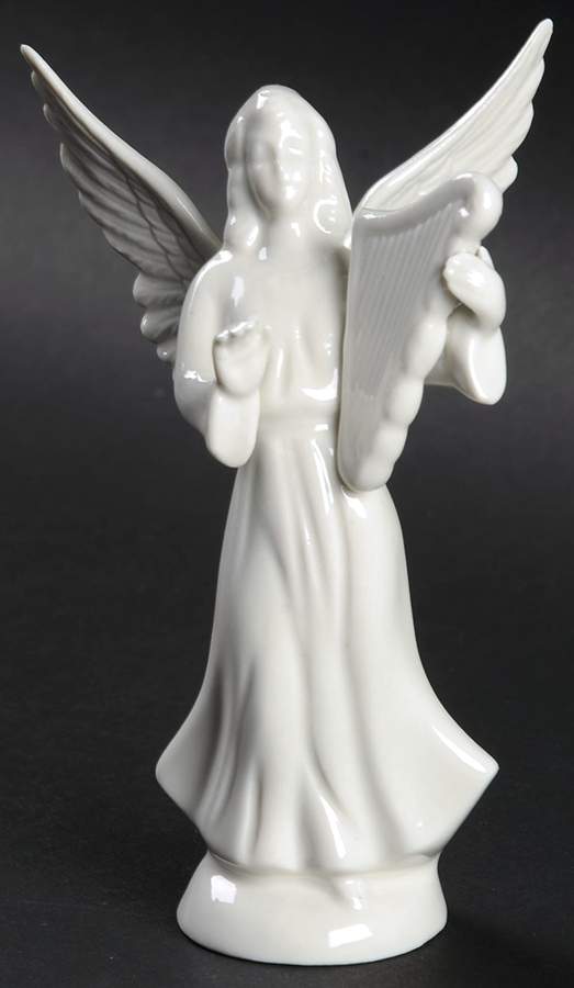 Angel Musicians Angel With Harp- Var 2 - No Box by Dresden (German)-1