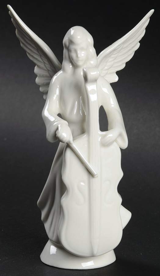 Angel Musicians Angel With Bass- Var 2 - No Box by Dresden (German)-1