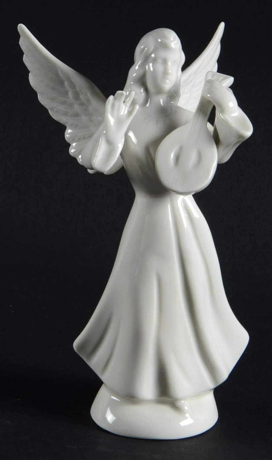 Angel Musicians Angel With Mandolin-Var 3 - No Box by Dresden (German)-1