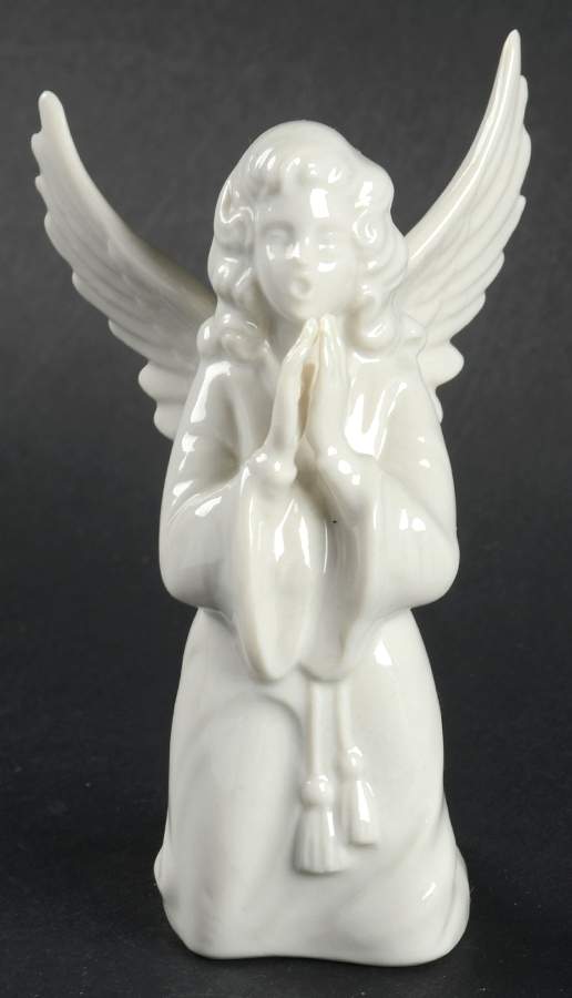 Angel Musicians Angel Kneeling-Hands Together - No Box by Dresden (German)-1