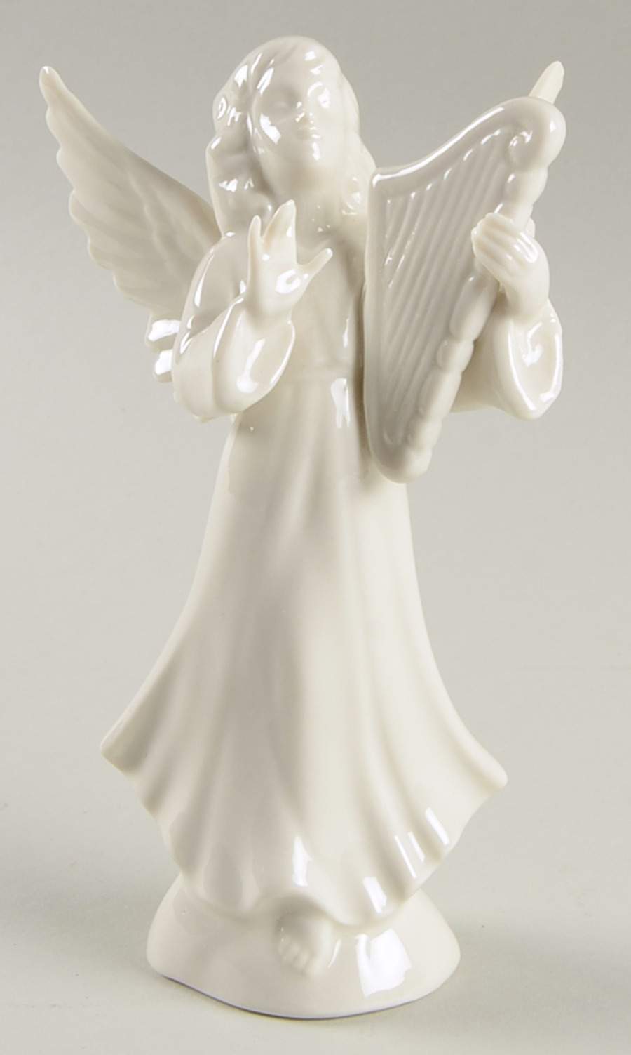 Angel Musicians Angel With Harp - No Box by Dresden (German)-1
