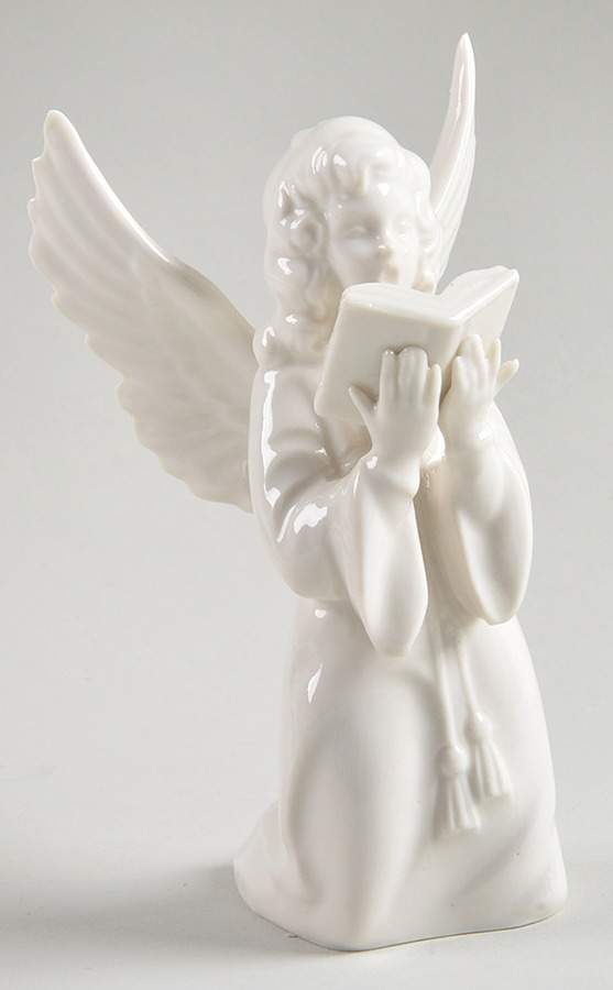 Angel Musicians Angel Kneeling With Book - No Box by Dresden (German)-1