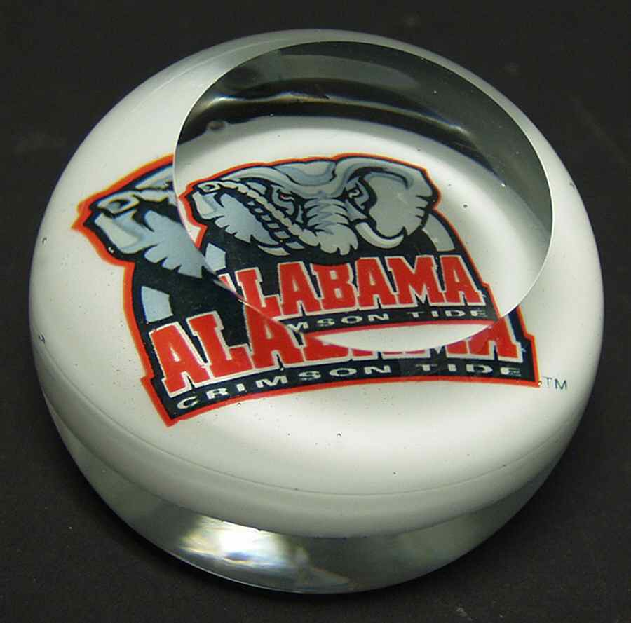 Collegiate Glass Paperweight University Of Alabama - Boxed by Dynasty Gallery-1