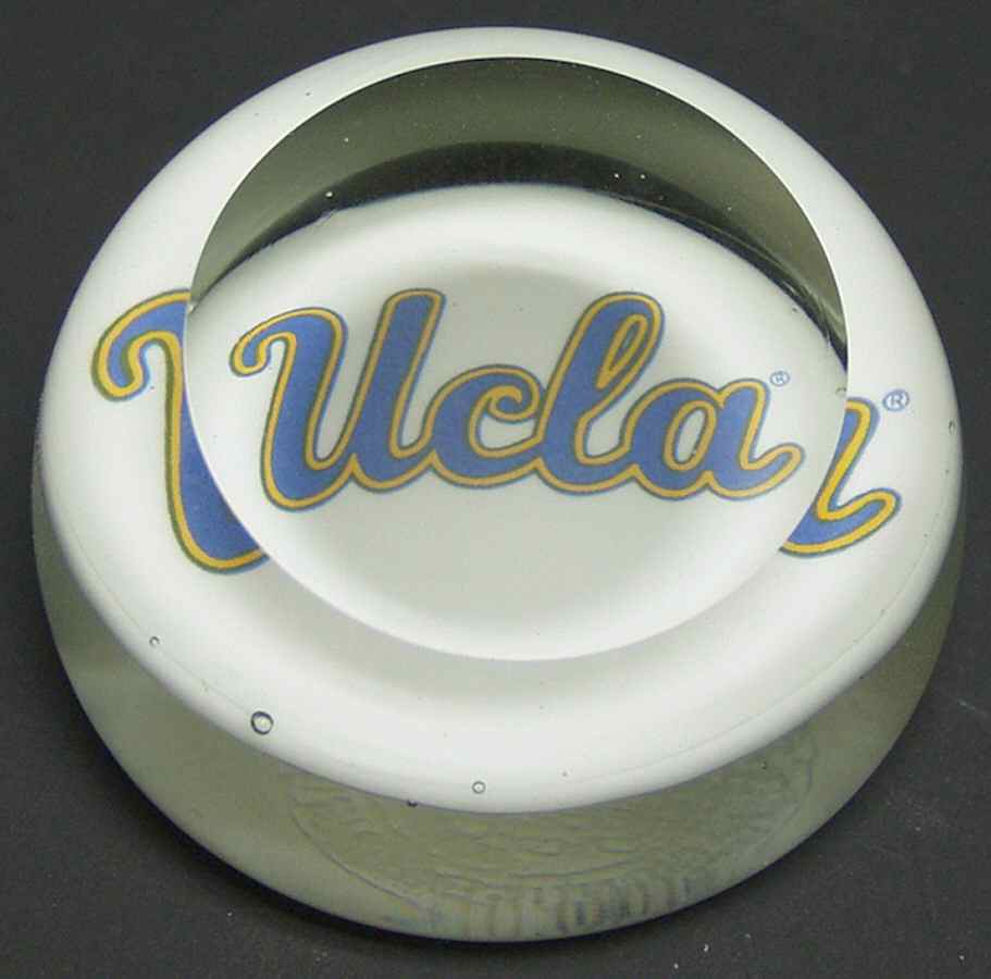 Collegiate Glass Paperweight Ucla - No Box by Dynasty Gallery-1