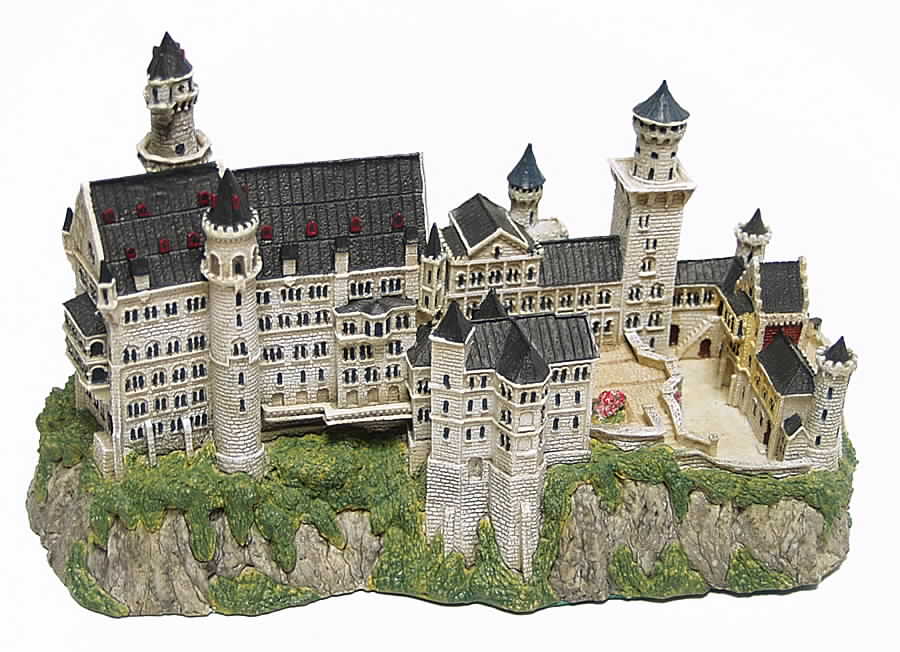 Enchanted Castles Of Europe Neuschwanstein Castle - No Box by Danbury Mint-1