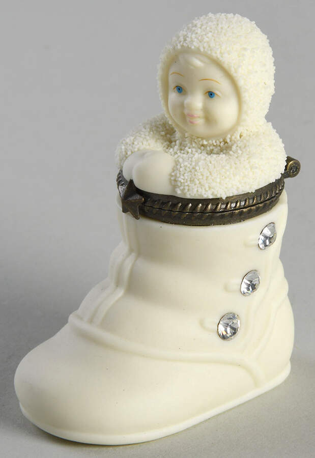 Snowbabies Hinged Box Take The First Step - Boxed by Department 56-1