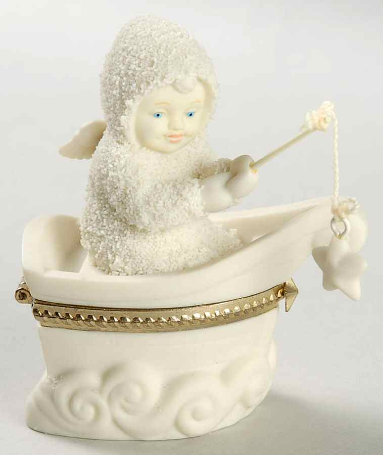 Snowbabies Hinged Box Rock-A-Bye Baby-10 Anniversary - Boxed by Department 56-1