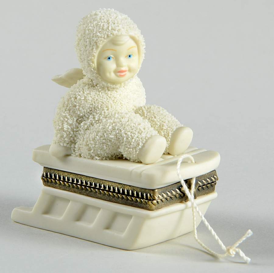 Snowbabies Hinged Box Hold On Tight! - Boxed by Department 56-1
