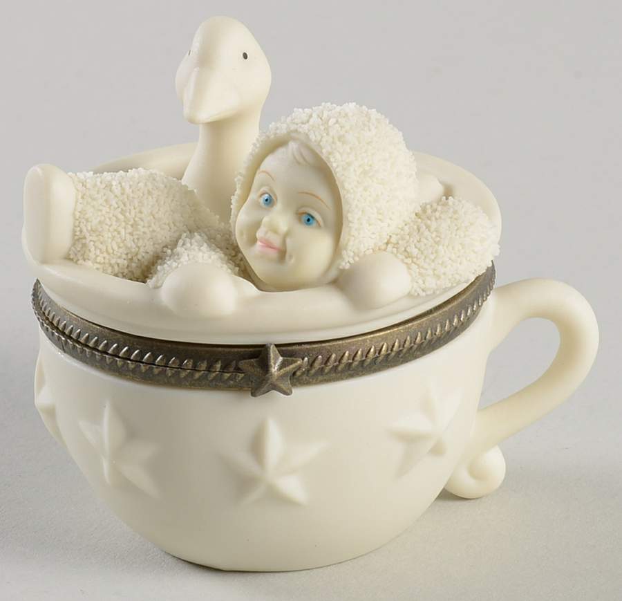 Snowbabies Hinged Box Two For Tea - Boxed by Department 56-1