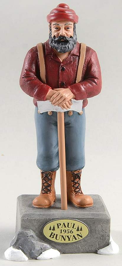 General Village Accessories Paul Bunyan Statue - With Box by Department 56-1
