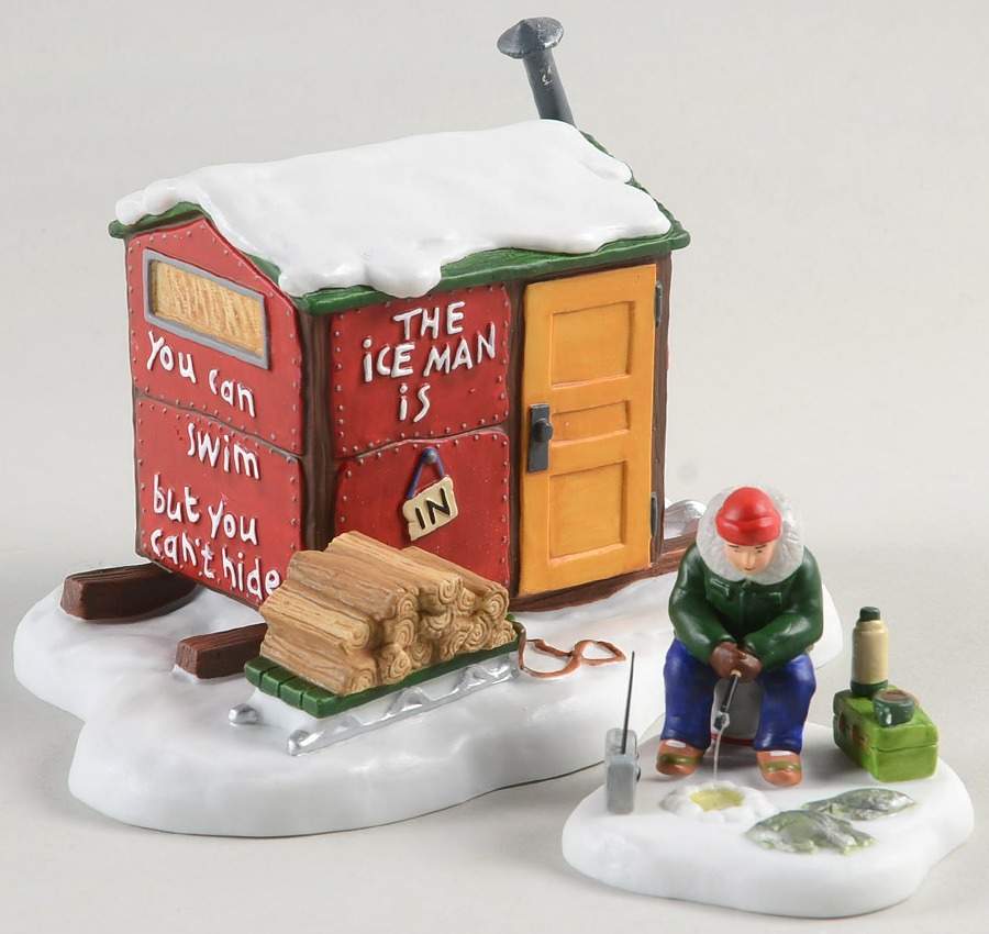 General Village Accessories The Ice Man Waiteth Set Of 2 - No Box by Department 56-1