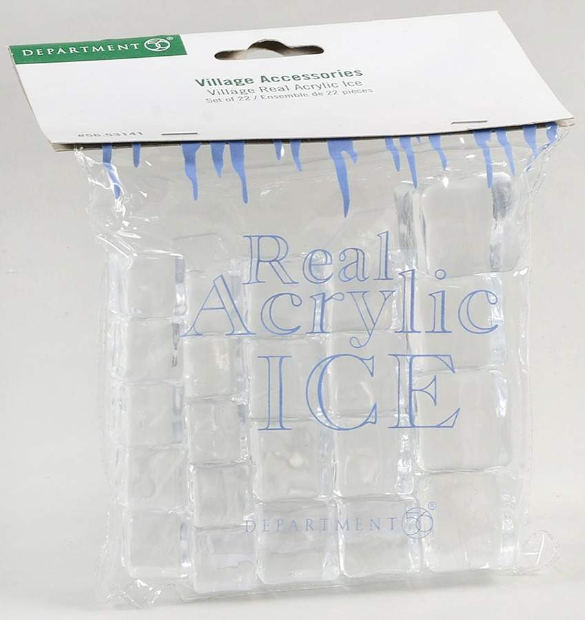 General Village Accessories Village Real Acrylic Ice, S/22 - With Box by Department 56-1
