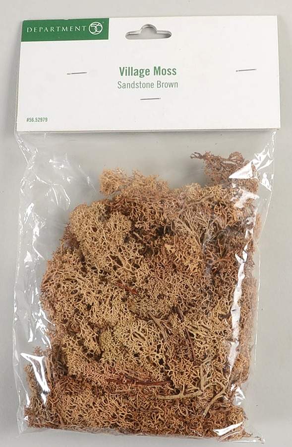 General Village Accessories Village Moss-Sanstone Brown - Boxed by Department 56-1