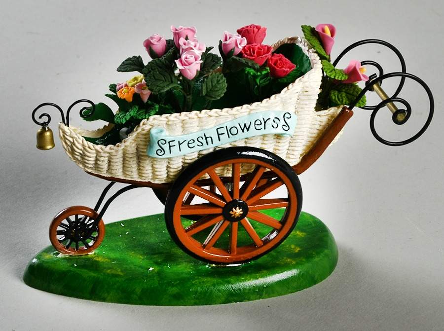 General Village Accessories Fresh Flower Cart - No Box by Department 56-1