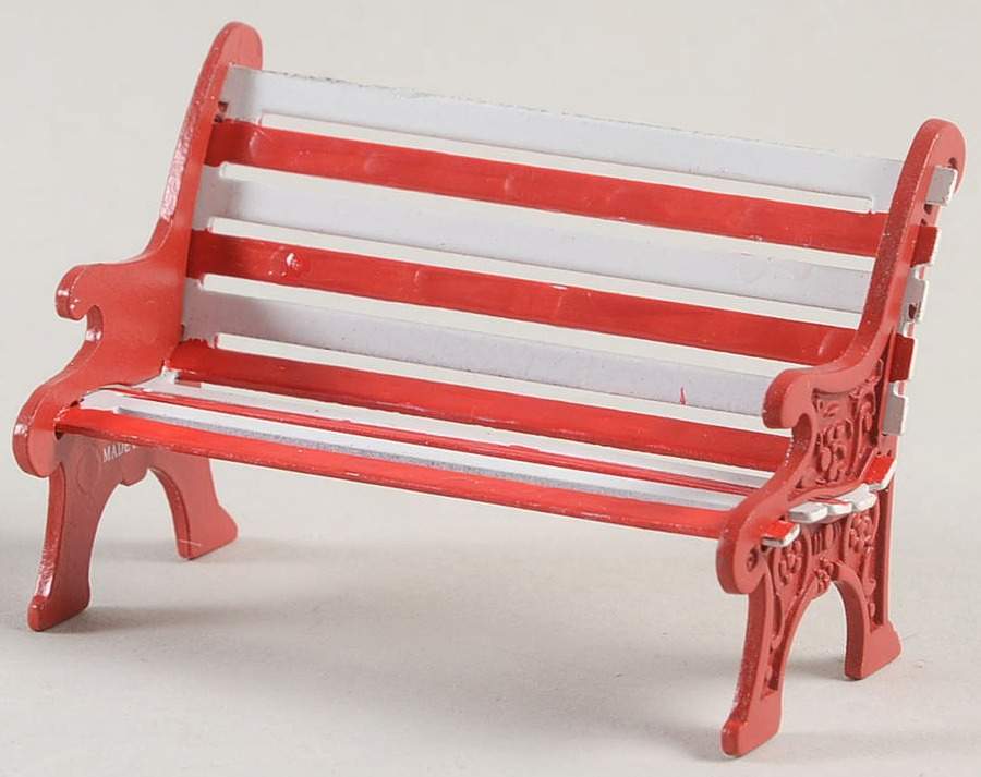 General Village Accessories Holiday Bench - With Box by Department 56-1